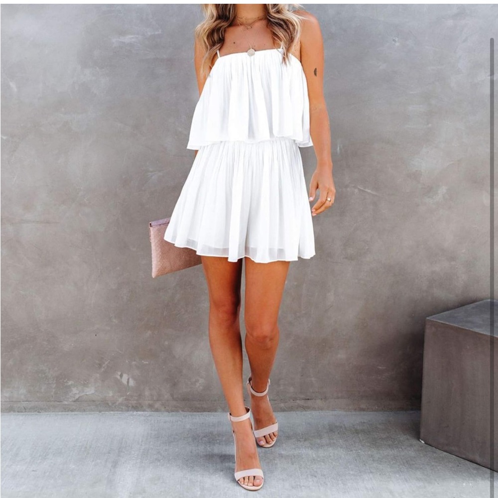 NWT white romper